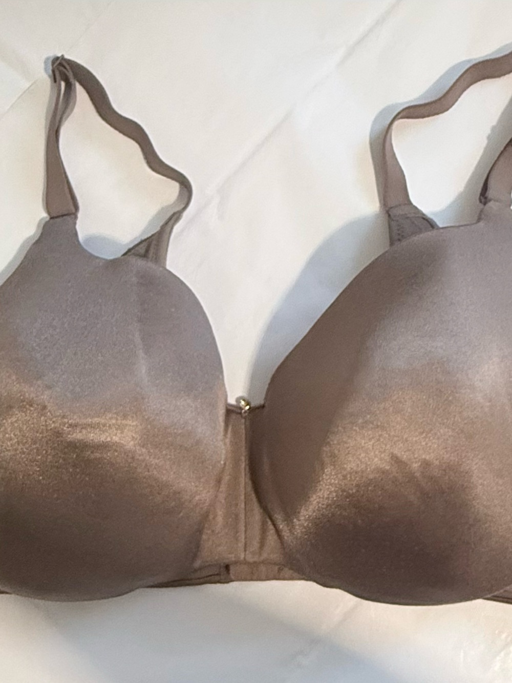 Cacique Smooth Molded T-Shirt Bra in Taupe Brown